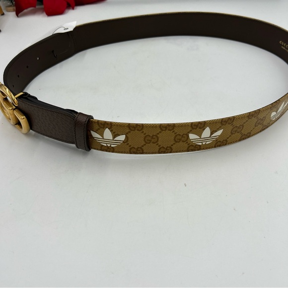 Men’s Gucci, X Adidas, GG Marmont belt size 95 cm/38 inches made in Italy - Picture 5 of 6